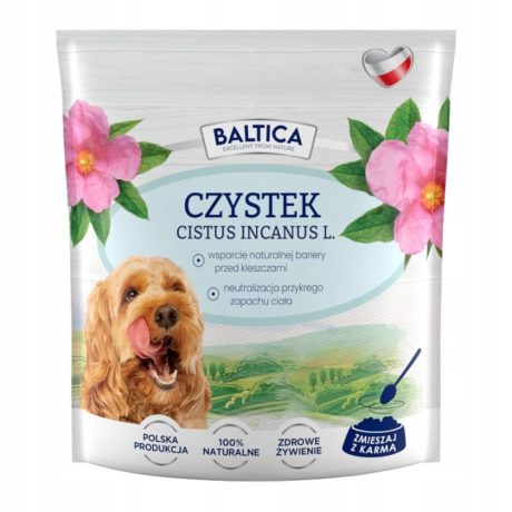 BALTICA Czystek dla psa i kota 500g naturalne wsparcie na kleszcze