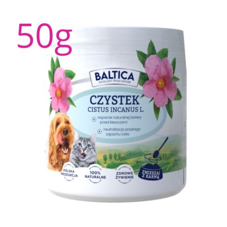 BALTICA Czystek dla psa i kota 50g naturalne wsparcie na kleszcze